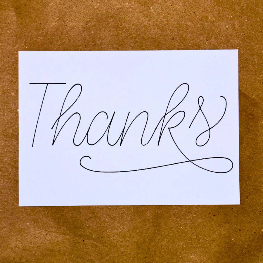 Thanks - Thankful Moments Collection