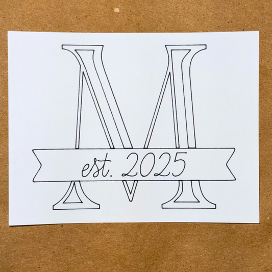 Est. Banner - Monogrammed Moments Collection