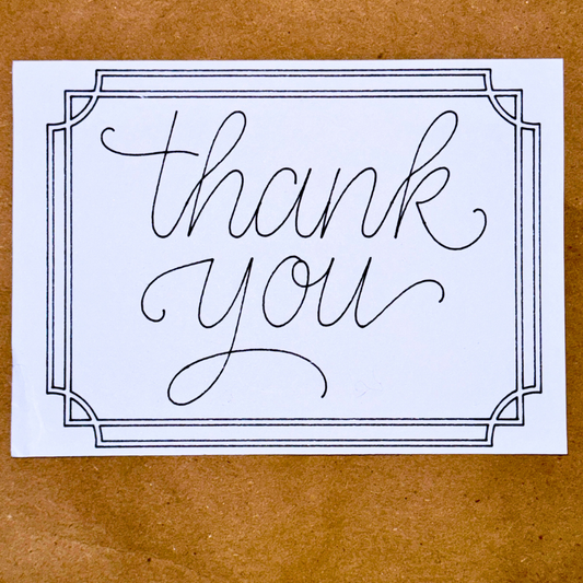 Classic Thank You Frame - Thankful Moments Collection
